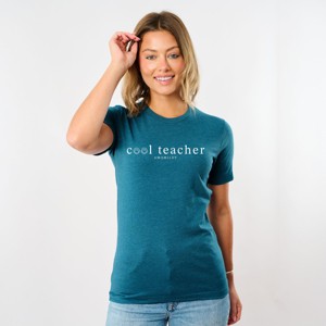 Simply Sage Market S.W.Smiley Cool Teacher  Short Sleeve Tee - 1 of 4