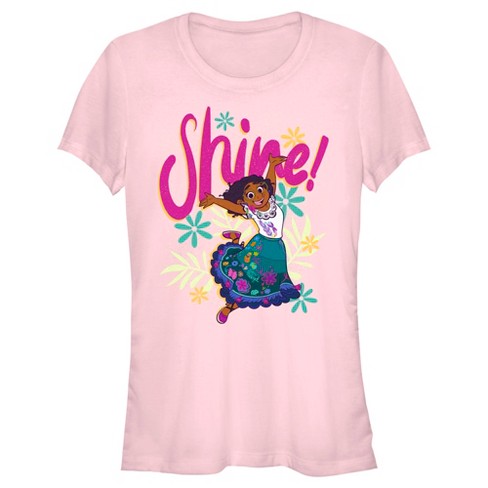 Junior's Encanto Mirabel Shine! T-shirt - Light Pink - Large : Target