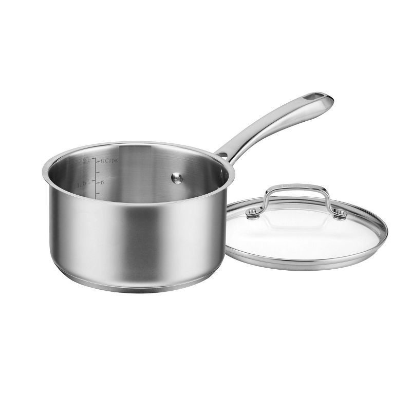 Cuisinart Classic 2.5qt Stainless Steel Saucepan with Cover - 831925-18, 5 of 6