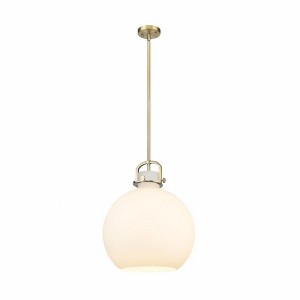Newton Sphere - 1 Light Stem Hung Pendant In Industrial Style-21.38 Inches Tall and 16 Inches Wide - 1 of 1