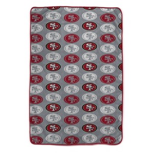 NFL San Francisco 49ers Logo Roll Ultra Soft Blanket - 1 of 1