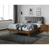 PAGED Storage Bed Queen Size Upholstered Platform Bed with 2-Drawers, Tufted Headboard, Easy Assembly, Noise Free - 4 of 4