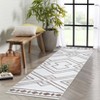 Elegant Geometric Imitation Cashmere Rug, Foldable, Kid & Pet Friendly, Non-Slip Backing, Easy Care for Busy Homes - 3 of 4