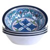 Certified International Talavera by Nancy Green Melamine 12pc Dinnerware Set Blue - image 4 of 4