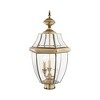 Livex Lighting Monterey 3 - Light Lantern in  Antique Brass - 3 of 4