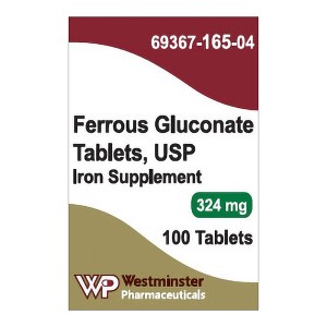 Ferrous Fumarate 324 mg Tablets for High-Potency Iron Supplementation, Energy Support, and Red Blood Cell Health – 100 Ct - 1 of 4