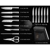 imarku 15 PCS Kitchen Knife Set with Diamond Shaped Handle Dishwasher Safe Kitchen Knives Premium German High Carbon Stainless Steel Chef Knife Set - 2 of 4
