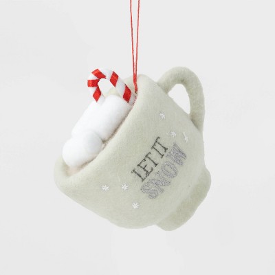 Felt Let It Snow Cup Christmas Tree Ornament - Wondershop™