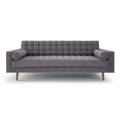 Lacey Mid Century Modern Button Tufted Sofa Target