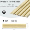 0.35 in. x 0.5 ft. x 4 ft. Composite Sound Absorbing Decorative Wall Paneling 16-Pack - 4 of 4