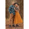 EXLURA Womens High Waist Polka Dot Pleated Skirt Midi Swing Skirt with Pockets - 4 of 4