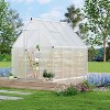 6X7ft Aluminum-Framed Polycarbonate Greenhouse,Heavy Duty with Quick Setup Structure and Roof Vent,Large Enhanced Aluminum Greenhouse Kit for Outdoor - 2 of 4