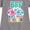 - Blue's Clues & You! - Blue's Friend Forever Graphic Short Sleeve Fleece Dress - 2 of 4