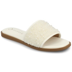 Journee Women's Precly Evening Flat Sandals - 1 of 4