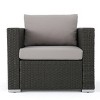 Christopher Knight Home Santa Rosa Outdoor Wicker Club Chair with Cushions - 2 of 4