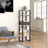 vidaXL Modern White 3-Tier Book Cabinet- 15.7"x11.8"x41.3", Engineered Wood Material, Durable Bookshelf, Easy Assembly, Ideal for Home Decor - 3 of 4