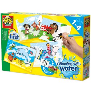 SES Creative: My First Coloring With Water - No Mess Art Painting Set, Kids 1+ - 1 of 4