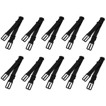12Pcs Bra Strap Clips for Back Bra Clips to hide straps Anti-Slip Bra Straps  Holder Cleavage Control Clips for Bra(Black Clear Nude), Black, Nude,clear,  One Size : : Fashion