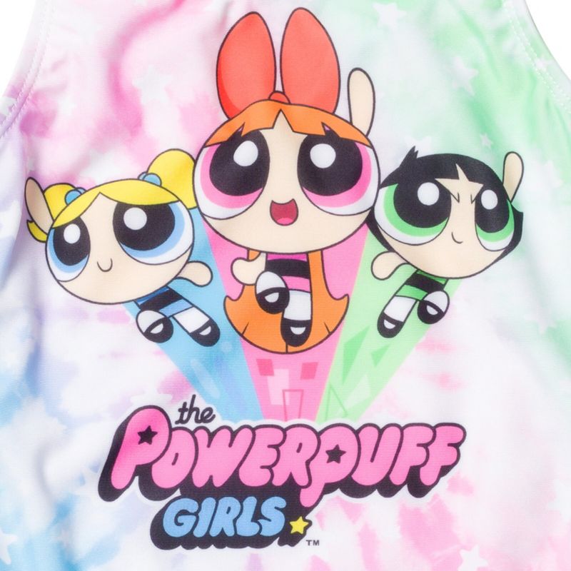 Powerpuff Girls Blossom Bubbles Buttercup One Piece Bathing Suit Toddler, 4 of 7