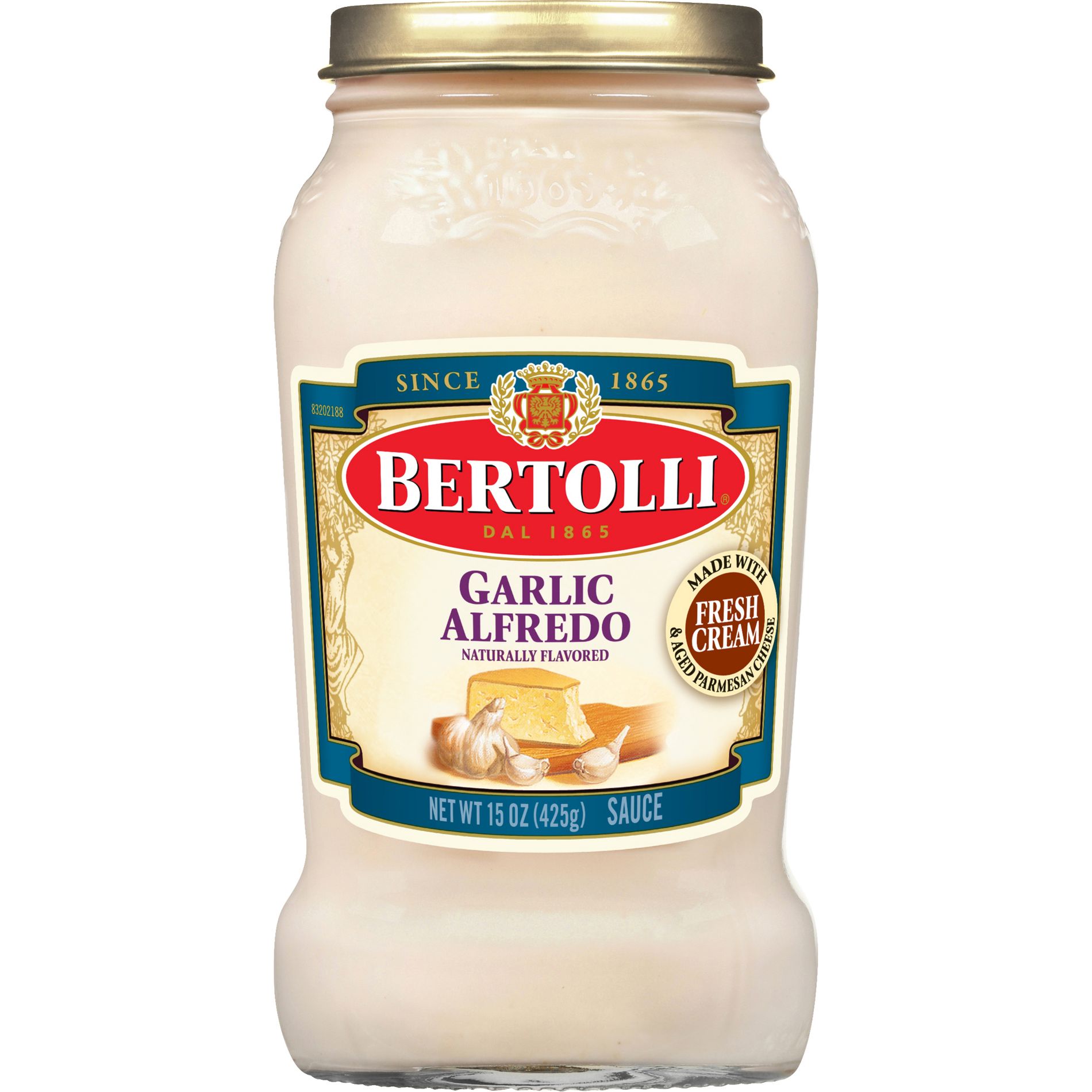 Bertolli Garlic Alfredo Sauce with Aged Parmesan Cheese - 15oz