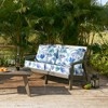 ARTPLAN Deep Seat Outdoor Cushion,Set 24"x24"x6" ,18x24" Bench Outdoor Chair Cushions, Polyester Fill Back for Patio Furniture ,Square - 2 of 4