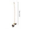 Unique Bargains Butterfly Heart Cup Chain Charm Water Cup Pendant 1 Pc - 2 of 4