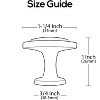 attop 10 Pack Matt Gold Cabinet Knobs, 1.9 Inch(49mm) Cabinet Handles Kitchen Hardware Straight Bar for Cabinets and Drawer - 3 of 3
