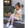 PATPAT Disney Princess Frozen Toddler Girls Clothes: Ruffle Sleeve Sweatshirts and Leggings Summer Coordinate Outfit - 3 of 4