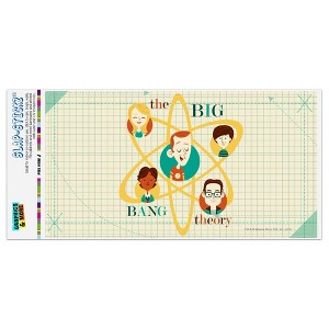 Big Bang Theory Retro Art Automotive Bumper Sticker - 1 of 4