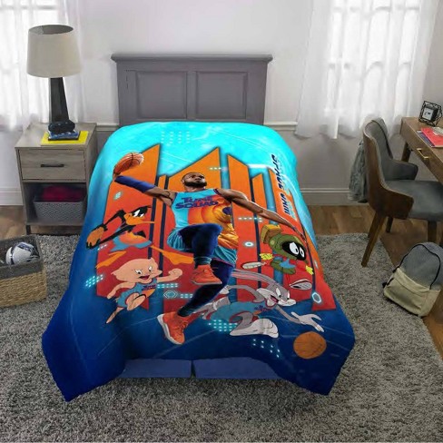 Twin Space Jam Comforter Target, Can A Twin Comforter Fit On Toddler Bed