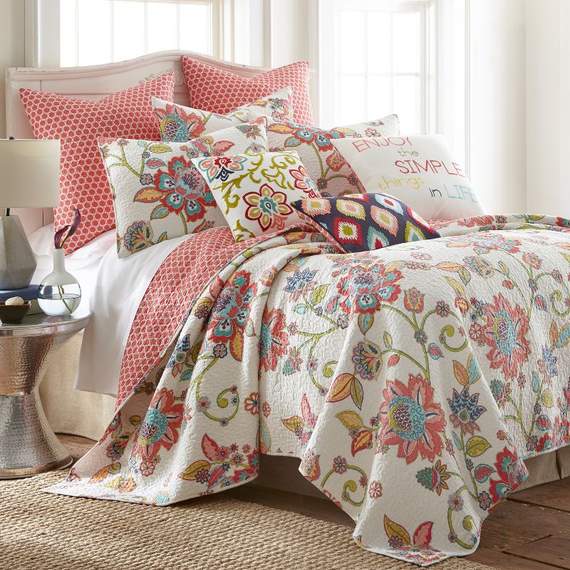 Clementine Quilt and Pillow Sham Set - Levtex Home, 1 of 6