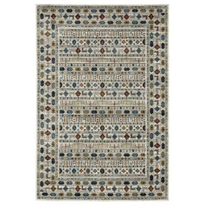 Oriental Weavers Venice 248W8 Ivory/ Multi Indoor Area Rug - 5'3" x 7'3"