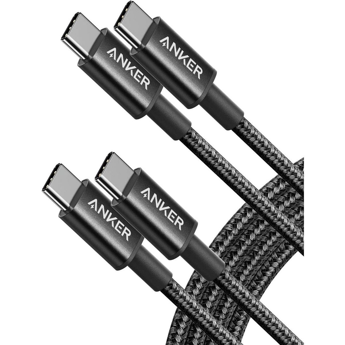 Anker USB C to USB C Cable, Type-C 60W Fast Charging Cable (6 FT, 2Pack)