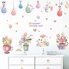 3 Packs Easter Egg Cartoon Glass Window Decoration Wall Sticker, Specification: Rainbow - 3 of 4