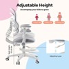 UNISOAR Adjustable Kids Desk Chair with Wheels – Ergonomic Swivel Study Chair for Children, Includes 2 Free Chair Covers, Home Office & Bedroom Use - 2 of 4