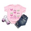 The Juniper Shop Let's Par Tee Coquette Toddler Short Sleeve Tee - 2 of 3