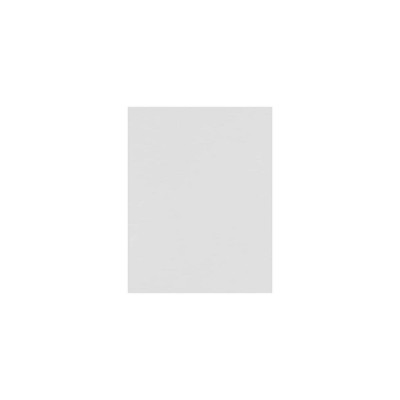 LUX 8 1/2 x 11 Cardstock 50/Pack Gray - 100% Cotton (81211-C-SG-50)