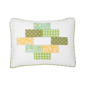 C&F Home 20" x 26" Gracie Cotton Standard Sham - Machine Washable - 1 of 2