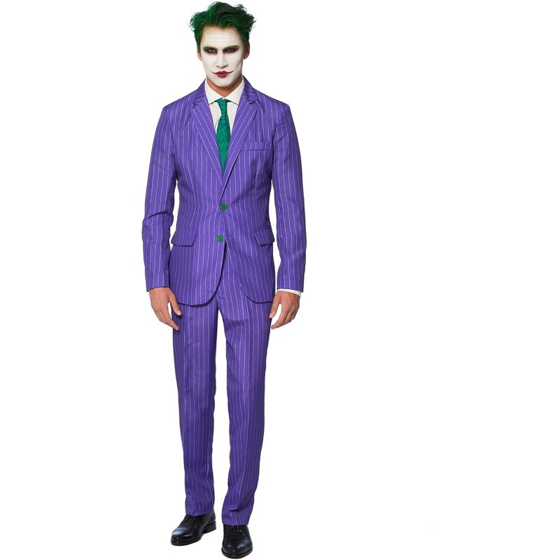 Suitmeister Men's Party Suit - The Joker Costume - Purple, 1 of 7