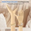SereneLife Mannequin Jewelry Hand Display - Elegant and Durable Jewelry Stand for Rings, Bracelets, and Watches, - 4 of 4