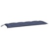 vidaXL Garden Bench Cushion Set of 2 Navy Blue - 4 of 4