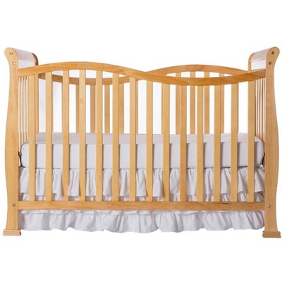 Natural Pinewood 7-in-1 Convertible Crib with Mattress Support