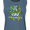 Women's - Teenage Mutant Ninja Turtles - It's Turtle Time Graphic Racerback Tank - 2 of 4