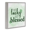 Stupell Industries Just Blessed Green Shamrocks, 24" x 24" - 3 of 4