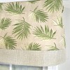 RLF Home 100% Cotton Hawthorn Banded With Poly/Cotton Ivory lining Rod Pocket Valance 50" x 17" Taupe - 4 of 4