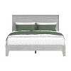 Galano Payne Luxe Platform Bed with Headboard in Oslo Oak, Black Oak, Concrete Gray, Dusty Gray Oak, Knotty Oak, Amber Walnut - 4 of 4