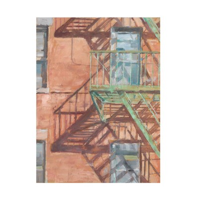 24" x 32" Ethan Harper 'Urban Facade I' Unframed Wall Canvas - Trademark Fine Art