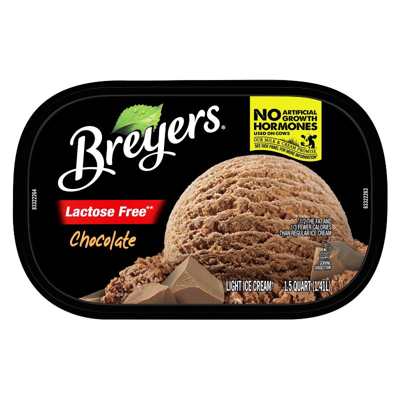 Breyers Lactose Free Chocolate Ice Cream - 48oz, 6 of 8