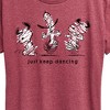 Women's - Peanuts - Snoopy Just Keep Dancing Short Sleeve Graphic T-Shirt - 2 of 4