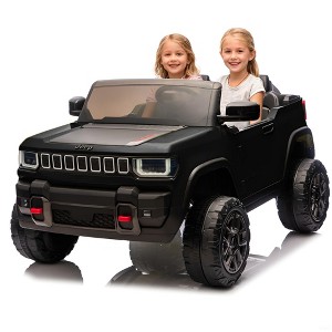 Jojoka 24V Licensed Ride on Car for Big Kids, 2-Seater Electric Truck with Remote Control, 3 Speeds, Music & LED Lights - 1 of 4